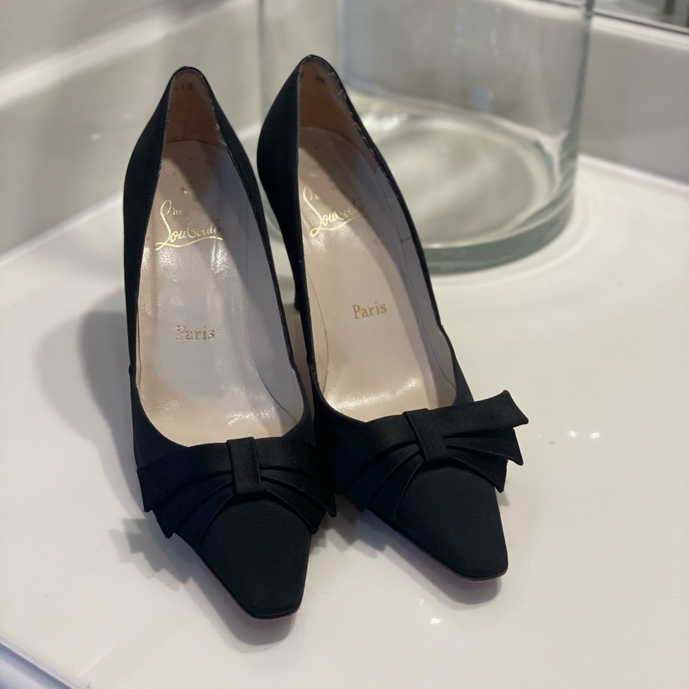Christian Louboutin Satin Pumps